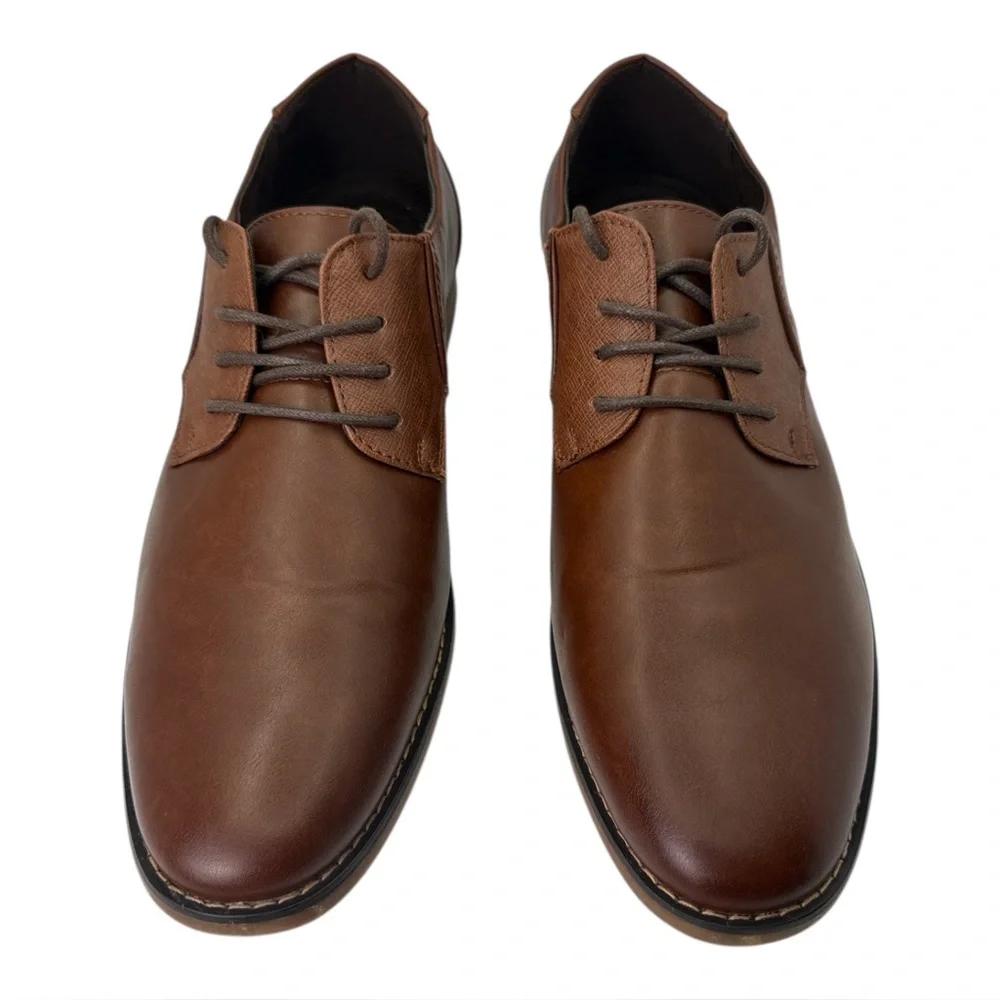 Deer Stags Men's‎ Matthew Dress Comfort Oxford Classic Brown, Size 10.5 Wide